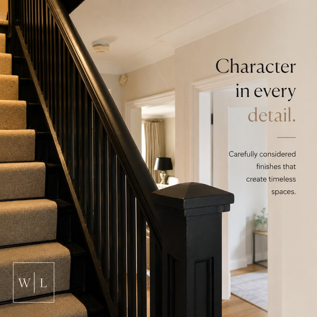 Character in every detail — carefully considered finishes that create timeless spaces